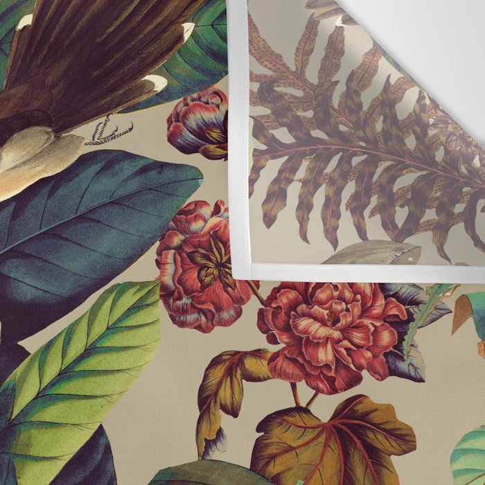 FLORAL AND BIRDS XXI-II Wall Tapestry Gallery Image 3