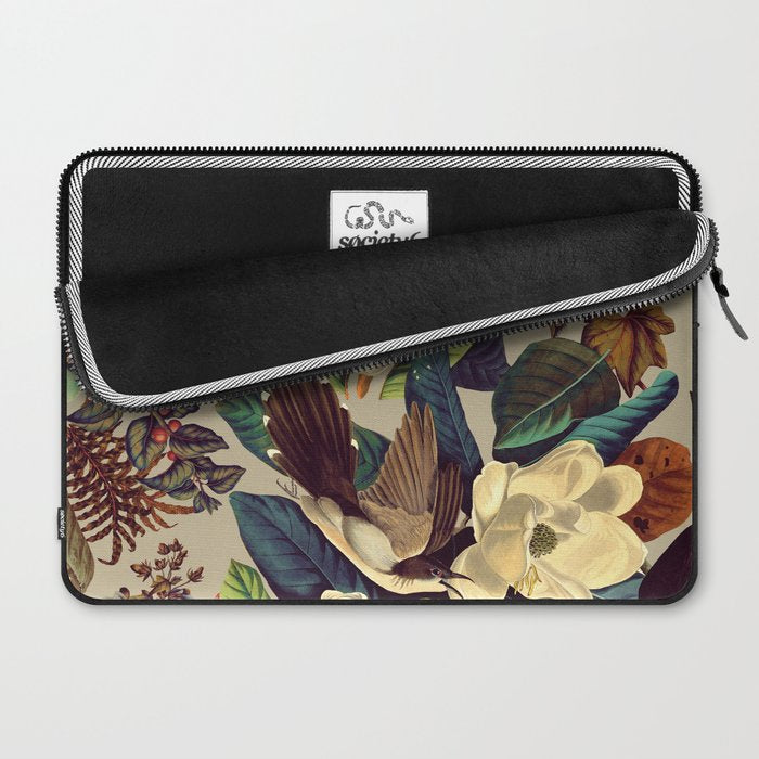 FLORAL AND BIRDS XXI-II Laptop Sleeve Gallery Image 2