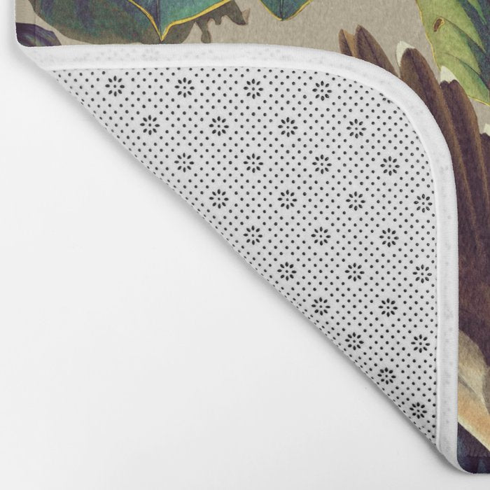 FLORAL AND BIRDS XXI-II Bath Mat Gallery Image 2