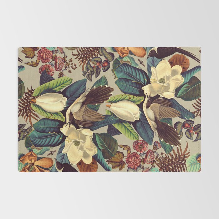FLORAL AND BIRDS XXI-II Rug Gallery Image 2