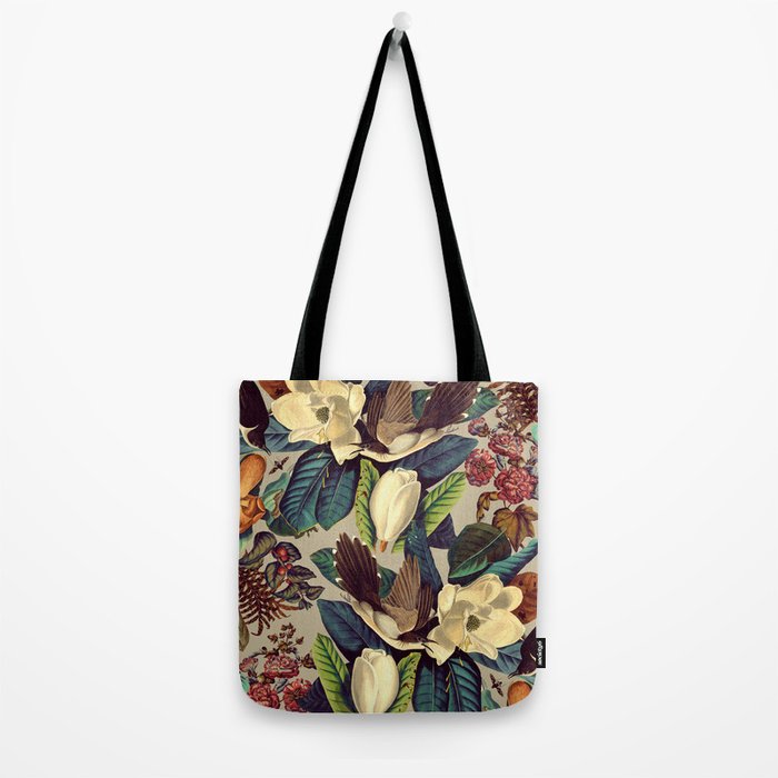 FLORAL AND BIRDS XXI-II Tote Bag Gallery Image 2