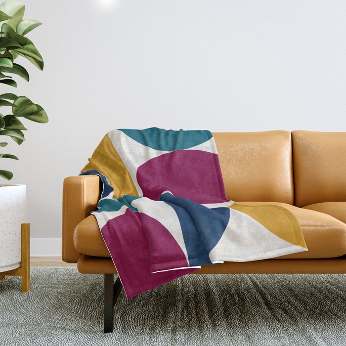 Bold Minimalism CXXVII Throw Blanket Gallery Image 1