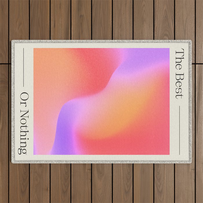 The Best Or Nothing Outdoor Rug Gallery Image 1