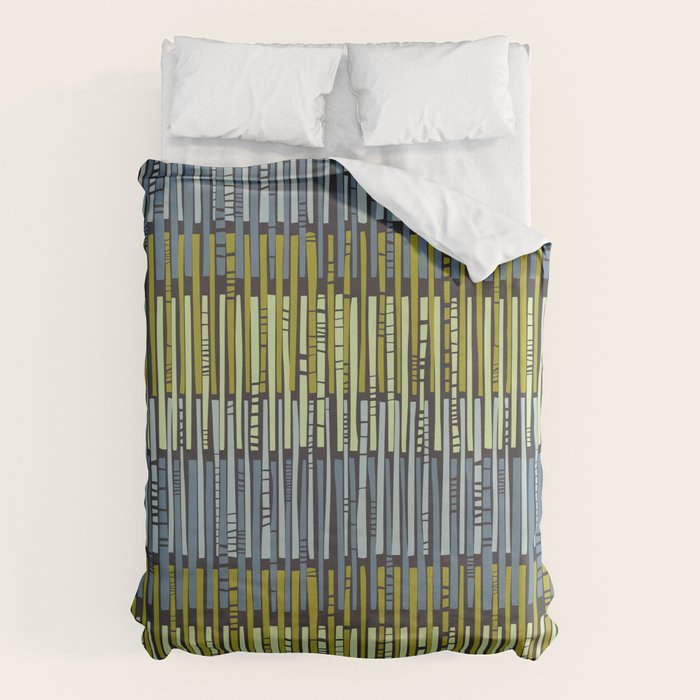 City life geometrics beams moonless night Duvet Cover Gallery Image 6