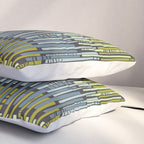 City life geometrics beams moonless night Pillow Sham Gallery Image 3