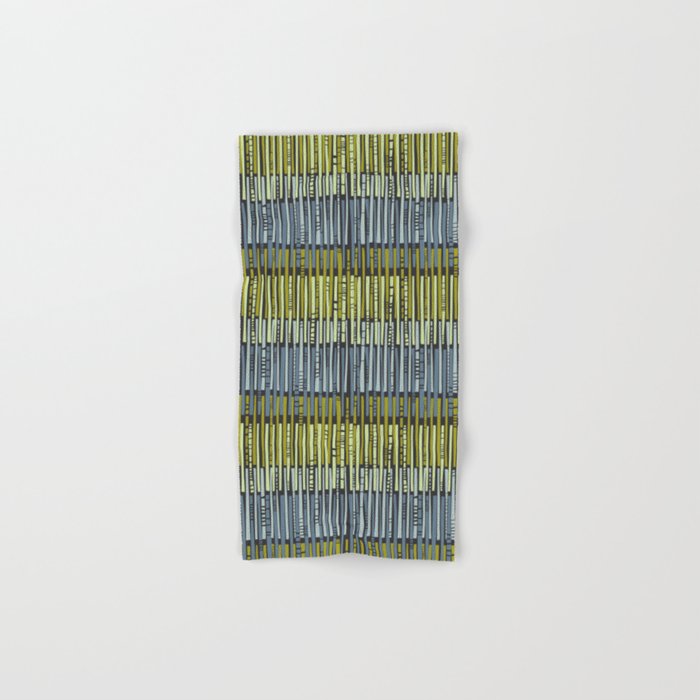 City life geometrics beams moonless night Bath Towel Gallery Image 1