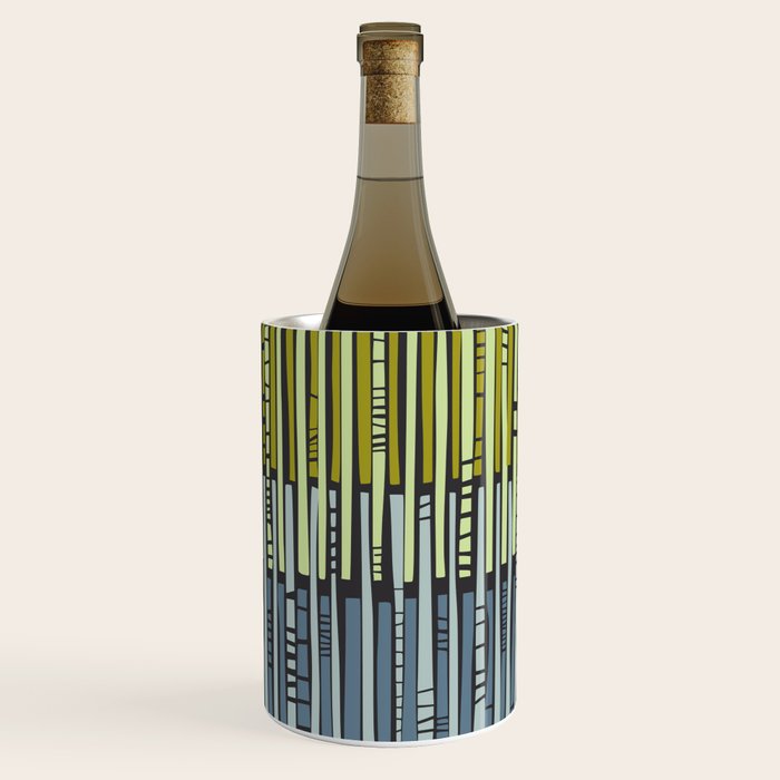 City life geometrics beams moonless night Wine Chiller Gallery Image 2