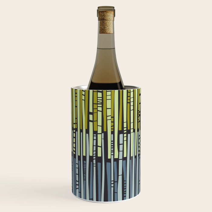 City life geometrics beams moonless night Wine Chiller Gallery Image 1