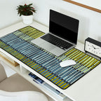 City life geometrics beams moonless night Desk Mat Gallery Image 2