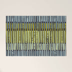 City life geometrics beams moonless night Welcome Mat Gallery Image 1