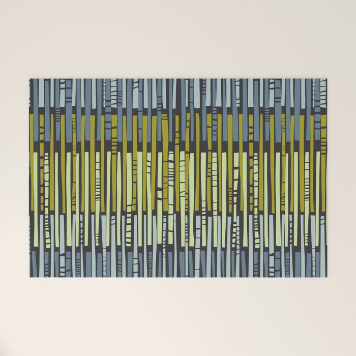 City life geometrics beams moonless night Welcome Mat Gallery Image 1