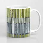 City life geometrics beams moonless night Coffee Mug Gallery Image 1