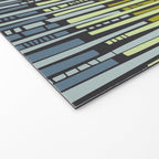City life geometrics beams moonless night Welcome Mat Gallery Image 2