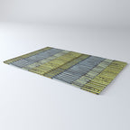 City life geometrics beams moonless night Rug Gallery Image 3