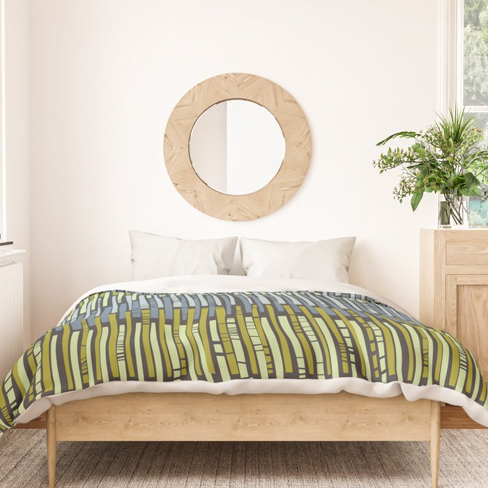 City life geometrics beams moonless night Duvet Cover Gallery Image 3