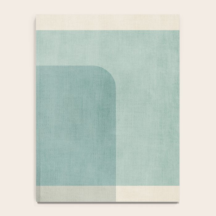 Neutral Blue Tones Geometric Minimalist Artwork Notebook Gallery Image 4