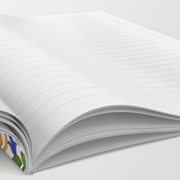 Summer,colourful detailed, Sicilian style art Notebook Gallery Image 2