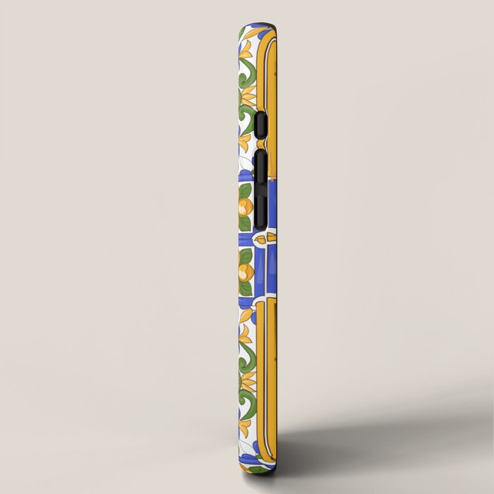 Summer,colourful detailed, Sicilian style art iPhone Case Gallery Image 2