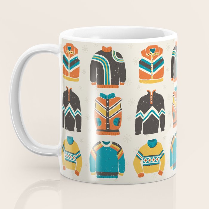 Vintage Skiwear Coffee Mug Gallery Image 3