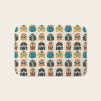 Vintage Skiwear Bath Mat Gallery Image 1