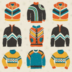 Vintage Skiwear Coffee Mug Gallery Image 2