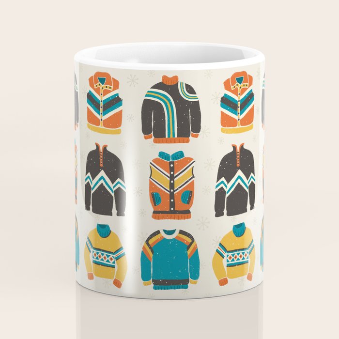 Vintage Skiwear Coffee Mug Gallery Image 4