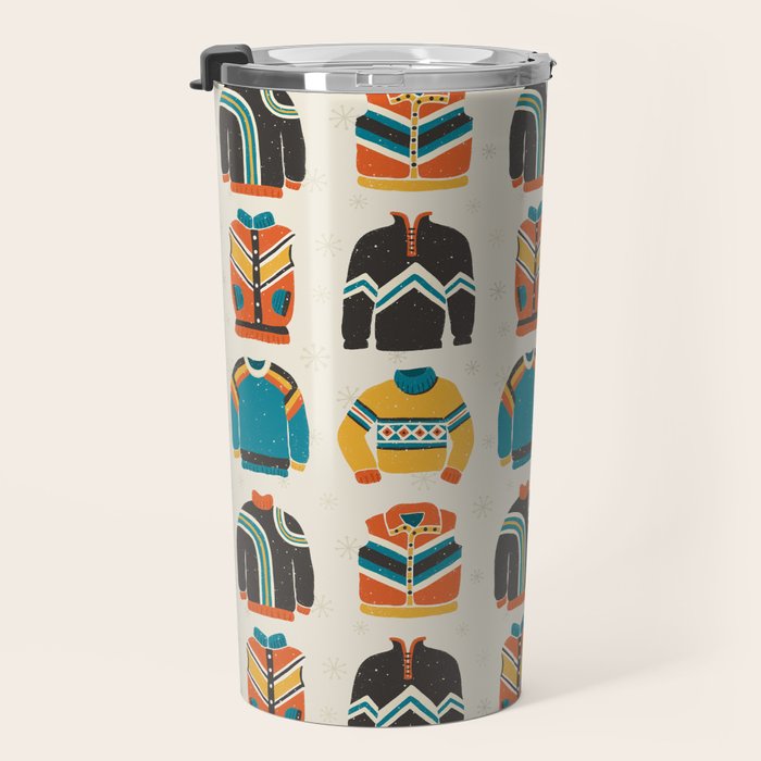 Vintage Skiwear Travel Mug Gallery Image 3