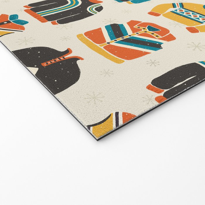 Vintage Skiwear Welcome Mat Gallery Image 2