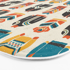 Vintage Skiwear Bath Mat Gallery Image 3