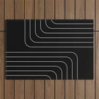Searching (black) Outdoor Rug Gallery Image 1