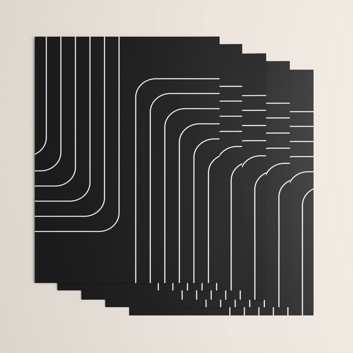 Searching (black) Wrapping Paper Gallery Image 3