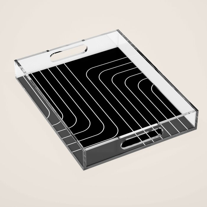 Searching (black) Acrylic Tray Gallery Image 1