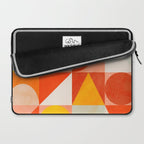 mid century geometry sunny 3 Laptop Sleeve Gallery Image 2
