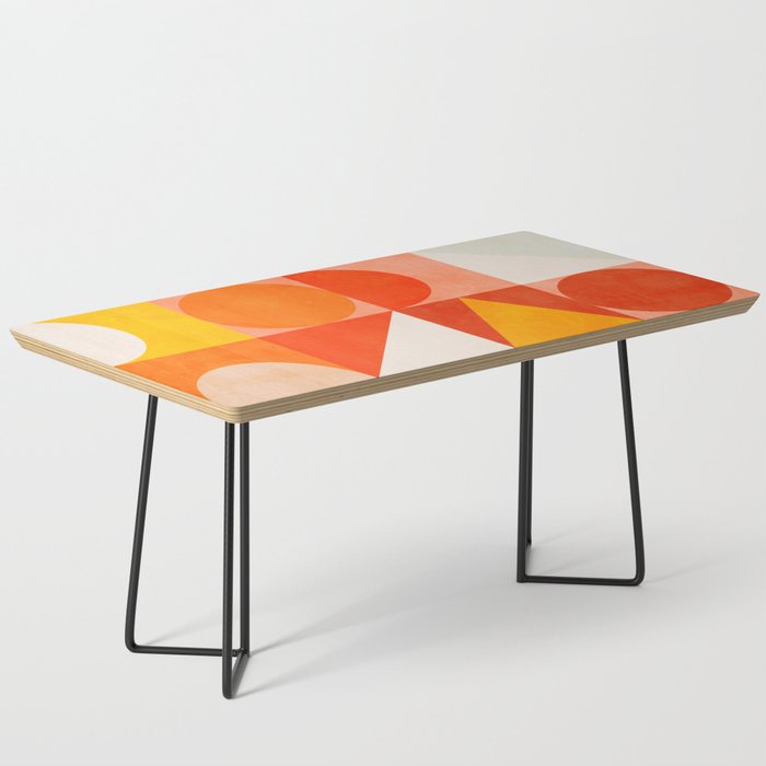 mid century geometry sunny 3 Coffee Table Gallery Image 1