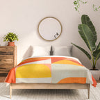 mid century geometry sunny 3 Comforter Gallery Image 3