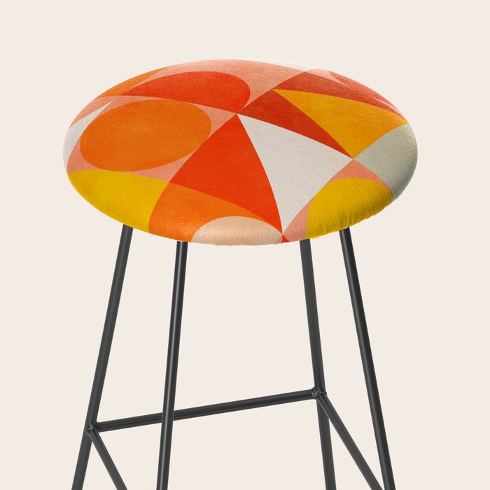 mid century geometry sunny 3 Stool Gallery Image 2