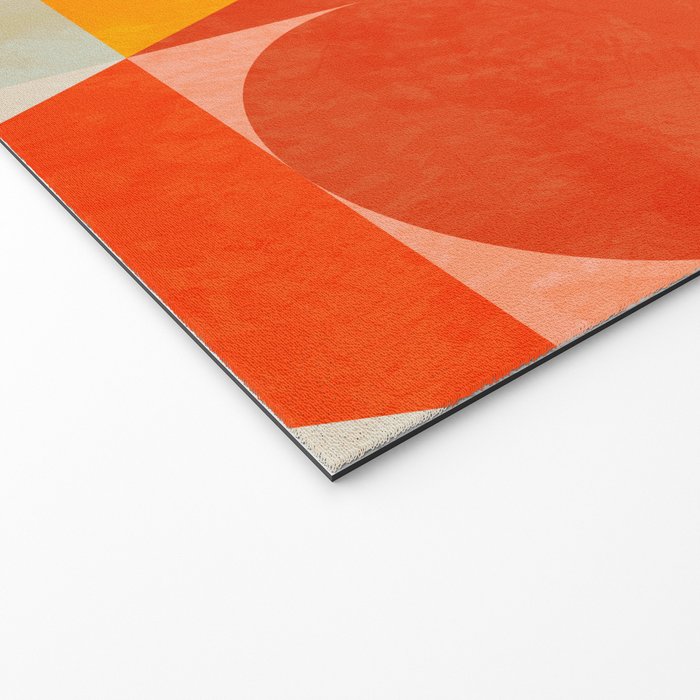 mid century geometry sunny 3 Welcome Mat Gallery Image 2