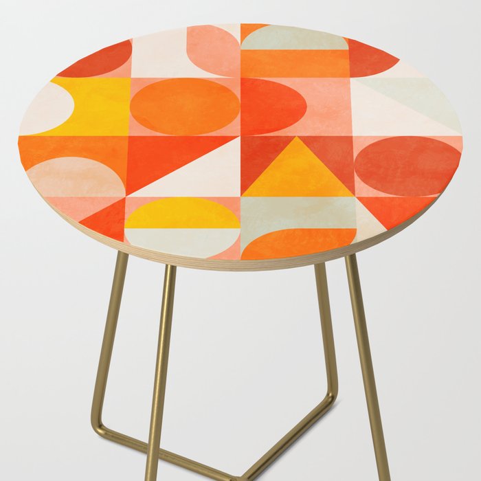 mid century geometry sunny 3 Side Table Gallery Image 2