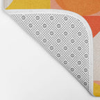 mid century geometry sunny 3 Bath Mat Gallery Image 2