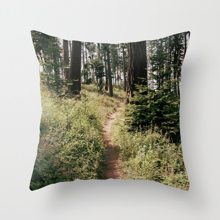 Through the Woods II Throw Pillow Gallery Image 1