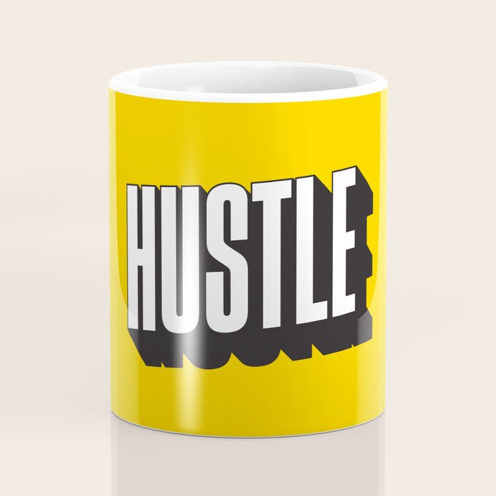Hustle Pop Art Coffee Mug Gallery Image 4