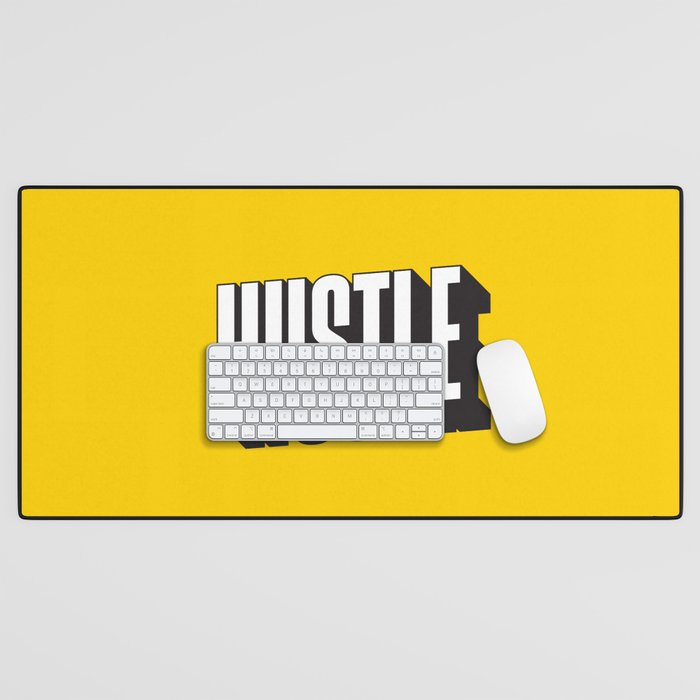 Hustle Pop Art Desk Mat Gallery Image 1