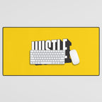 Hustle Pop Art Desk Mat Gallery Image 1