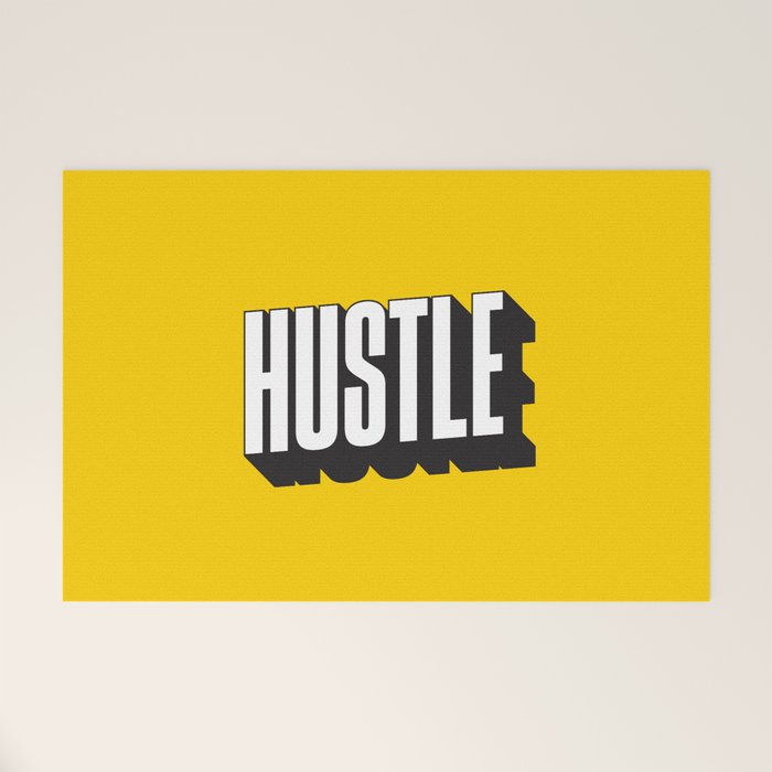 Hustle Pop Art Welcome Mat Gallery Image 1