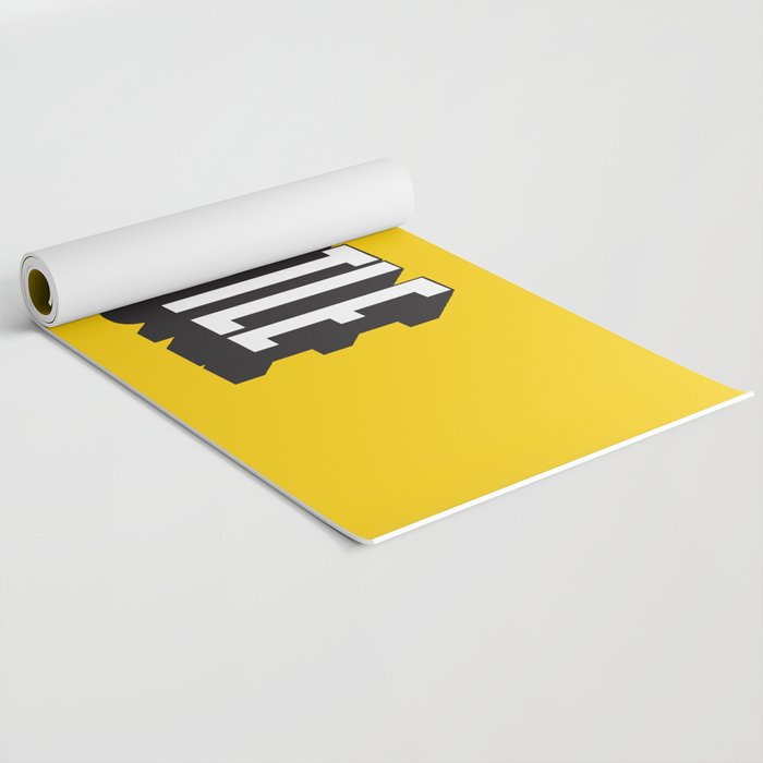 Hustle Pop Art Yoga Mat Gallery Image 2