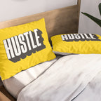Hustle Pop Art Pillow Sham Gallery Image 2