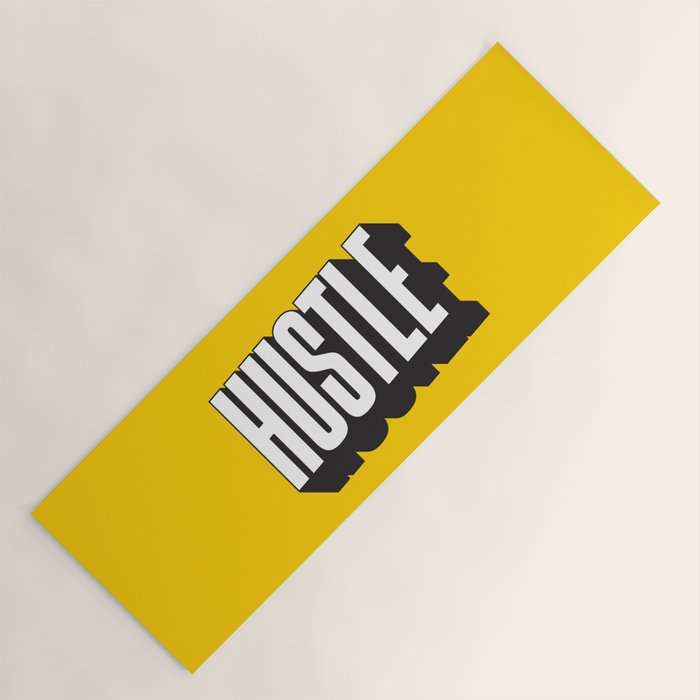 Hustle Pop Art Yoga Mat Gallery Image 1
