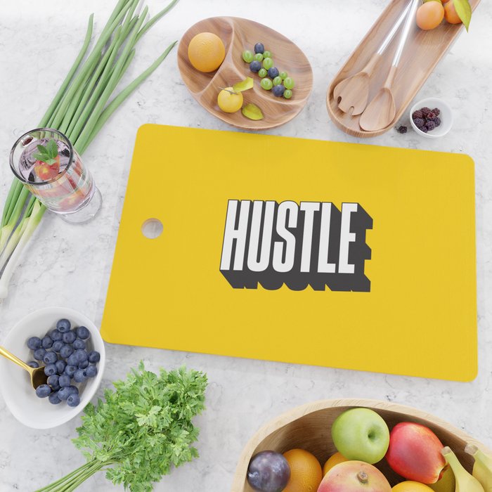Hustle Pop Art Cutting Board Gallery Image 2