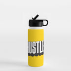 Hustle Pop Art Water Bottle Gallery Image 1