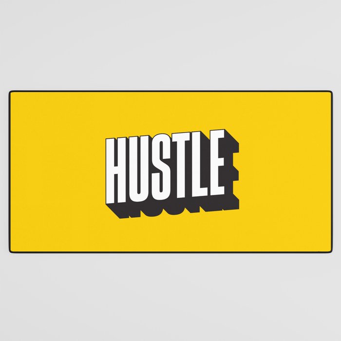 Hustle Pop Art Desk Mat Gallery Image 3